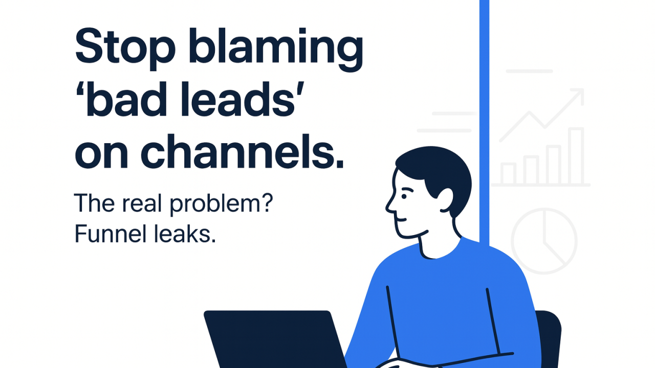stop blaming bad leads